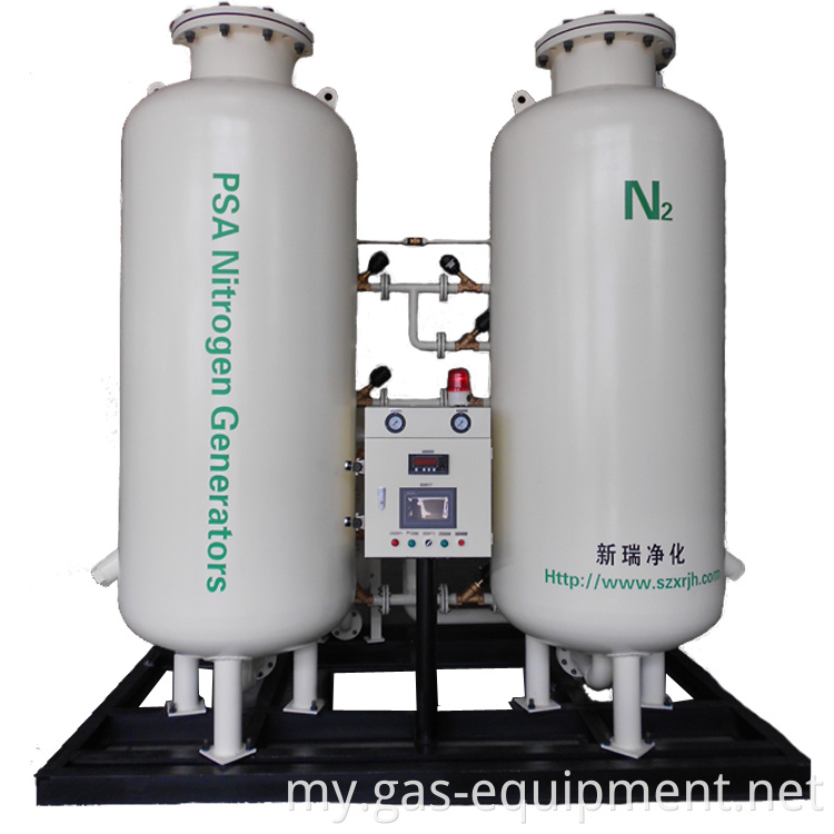 200NM3 PSA Nitrogen Generator Generator System ကိုတည်ငြိမ်အေးချမ်းသည့်နိုက်ထရိုဂျင်စက်ရုံများအပင်ထုတ်လုပ်သည့်နိုက်ထရိုဂျင်ထုတ်လုပ်မှုစက်
